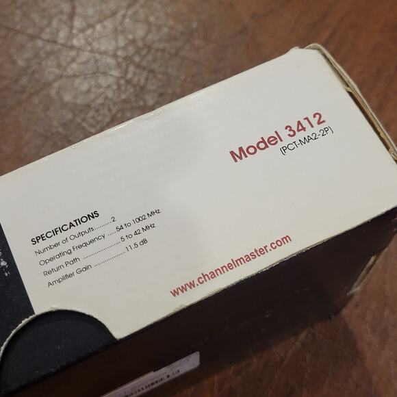 Channel Master Video Amplifier 2 Way Mini Digital  Model CM-3412, - Picture 6 of 13
